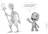9 meets a sackboy