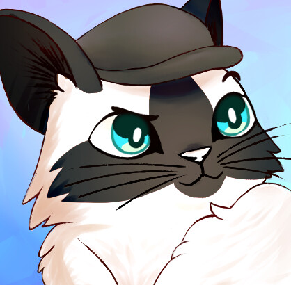 Ragdoll Cat Icon - Commission by milkyway_arts -- Fur Affinity