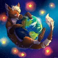 Giving Earth a hug by BlackShee.p