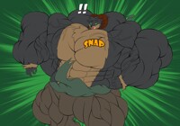 Too Huge For His Clothes