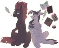 Tempest Shadow and Twilight Sparkle