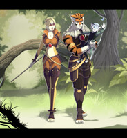 [COMM] Tygra, Cheetara and little Bengali