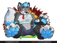 Suddenly bursted into a werefox