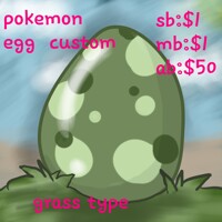 Grass type pokemon auction