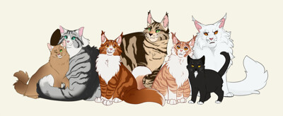 Some Warrior Cats by TheWitebear -- Fur Affinity [dot] net