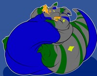 [Finished YCH] Gesro Gorges on some Goo