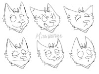 Meulin Expression Sketches