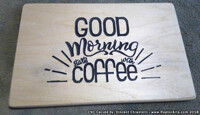 Good Morning Coffee Sign Plaque