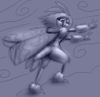 Strong wind [sketch]
