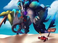 Day at the Beach pt2 Meet the Merman