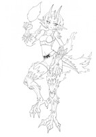 Salamander Girl WIP 3