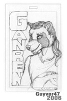 Ganren badge sketch