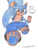 Here comes my Paw
