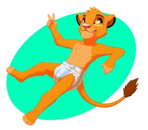 Cub Simba and Nala Adult Undies! by JayKayBaby -- Fur Affinity [dot] net