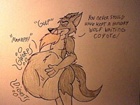 Don't Keep A Hungry Wolf Waiting. [REQUEST]