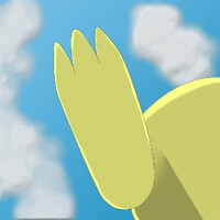 A Pikachu's paw looms over you..