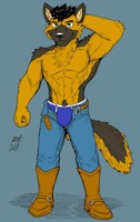 Boots and Underwear commission - Landmark520 by TopgearAE86turbo -- Fur  Affinity [dot] net