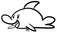 EEK!!! A SHARK!!!