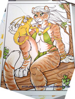 Tigress and friend wip