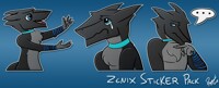 (Commission) Zenix Sticker Pack