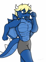 Excited dragon