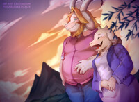 Toriel and Asgore
