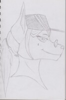Sketch - Headshot of Myrna for DeerH