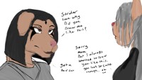 my mothers fursona