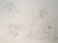 Teddy Sketchpage (Furrydelphia Fundraiser)