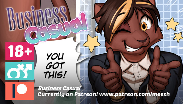 Business Casual Page 1 on Patreon! by Meesh -- Fur Affinity 