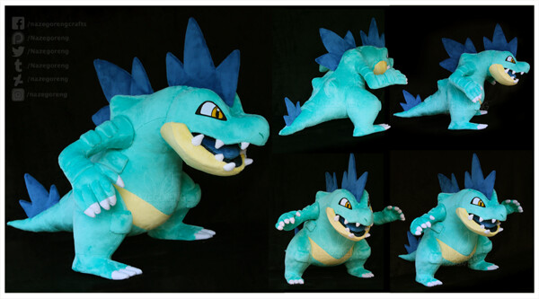 shiny croconaw plush