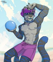 Beach buff boi