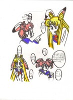 Salior Scouts Sailor Moon Tobu and Karai Rini