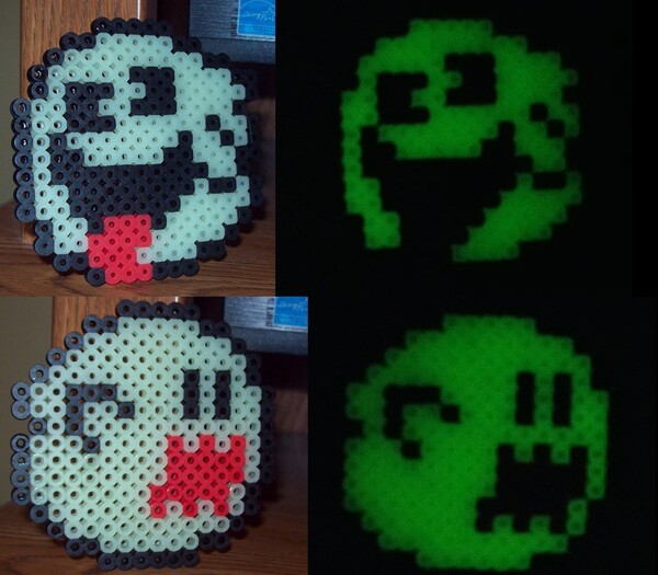 Ghostbusters Glow in The Dark Perler | Glow in The Dark Perler | Halloween Perler 