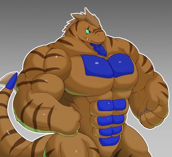 muscle dragon by skyox.
