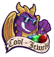 Cool as Jewels (Stickers, shirts available)