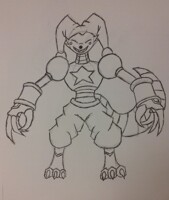 Cyber Jester Wolf