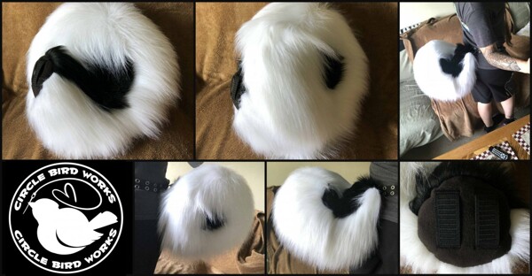 Furry Husky Curled purchases Fursuit Tail