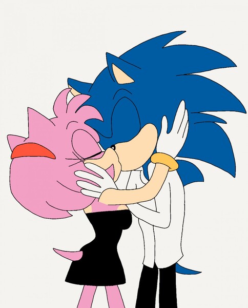 sonamy Kiss - Sonic The Hedgehog and His Friends photo (17804200