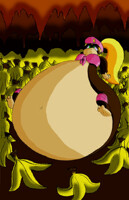 Dixie Kong banana stuffing 