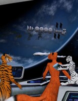 Still playing with a cover as me muse runs around in circles