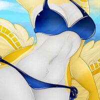 Boob Squish Ilianna (Animated) by ledieuiciss by Outsider -- Fur