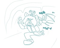 Purple running from zubats