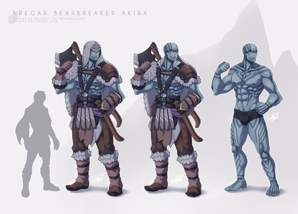 Kregar Bearbreaker Akira DnD Goliath OC by SexyMaxi -- Fur Affinity ...