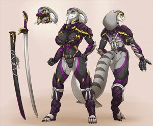 Xan-Valeek (New Form Fully armored) by Kiala_Tiagra -- Fur Affinity [dot]  net