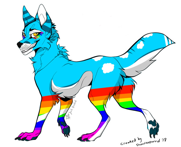 Just something for NeonWolf 7 to see. 2 by VeganBlackWolfBlue -- Fur  Affinity [dot] net