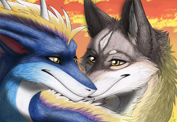  Sevastyan Sunset Kiss By Teryxc Fur Affinity dot Net