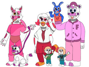 Today's All About Me, Me, Me! (Funtime Chica) by Speedyyoshi