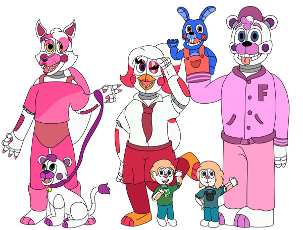 🎀Stay snazzy🎀 — A funtime duo! My own funtime chica and funtime