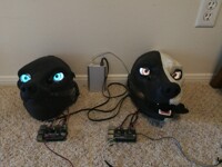 Fursuit OLED animated eyes update